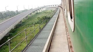 Crossing the Mighty Padma Bridge by Train! 🚄🇧🇩 | Unforgettable Journey