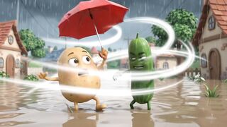 Potato & Cucumber Flood Adventure 🌧️🥔🥒 | Funny & Heartwarming Animated Story 3