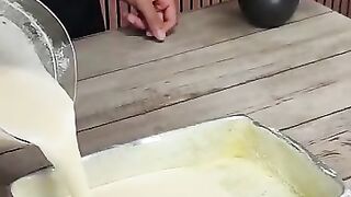 Bolo de fubá cremoso