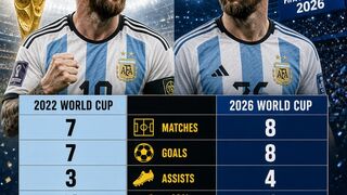 Messi World Cup 2022 vs 2026 | Champion vs Runner-Up Comparison