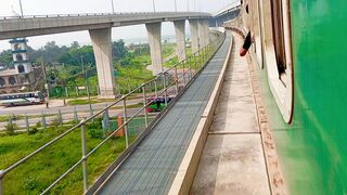 Crossing the Mighty Padma Bridge by Train! 🇧🇩 | Unforgettable Journey