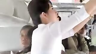 Batik Air flight attendant organizing the cabin baggage..mp4