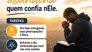 Deus Nunca Abandona Quem Confia Nele 🙏 | Mensagem de Fé e Esperança