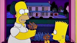 homer trava uma guerra contra o vice presidente