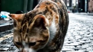 A Lonely Stray Cat’s Heartwarming Rescue 🐱❤️ | Wait Until the End!