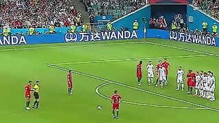 Ronaldo Coldest Free-Kick vs Spain