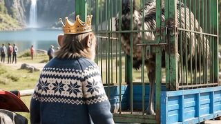 He Opened the Cage… The GIANT Emu Started Dancing! 😂🦤🔥