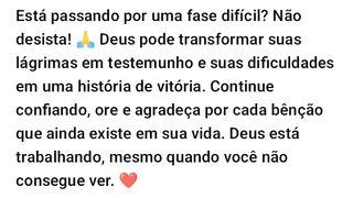 Deus pode transformar suas lágrimas em testemunho