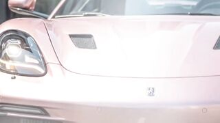 Carro transforme rosa