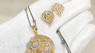 Beautiful diamond set for bride