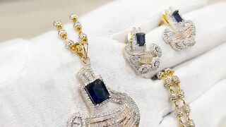 Beautiful diamond set for bride  * Certified diamond jewelry collection