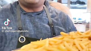 batata frita delicioso