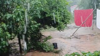 Caindo um chuva no norte de   Minas Gerais