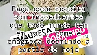 Emagrecer dormindo com essa receita