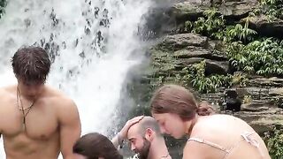 The waterfall landscape