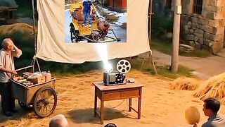 A muito tempo atrás ir ao cinema no interior era assim