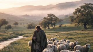 Psalm 23 Melody Sung l Acoustic guitar background music