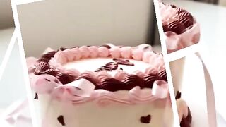 Elegant Pink and Chocolate Buttercream Cake Decorating Tutorial