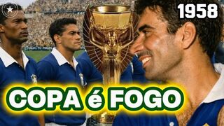 🇧🇷 DIDI, GARRINCHA AND NILTON SANTOS CHANGED FOOTBALL FOREVER IN 1958 | COPA É FOGO – EP. III ★彡