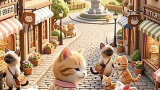Hello Kitty, Waking up, Kitties, -, Ai, Cartoon Story, Part 5