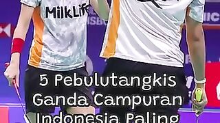5 Pebulutangkis Ganda Campuran Indonesia Paling Legendaris! #top5 #badminton #shorts