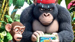 Monkey playing game