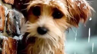 Un perrito salvó