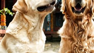 Lovely dog Couple