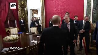 Putin speaks at meeting with US envoys Witkoff and Kushner in Moscow