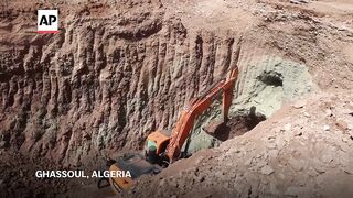 Algeria authorities attempt to rescue 10-year-old boy trapped in a well