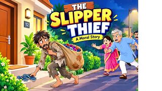 The Slipper Thief || Moral Story for Kids  in English ||