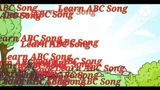 Abcd song in English/ Learn A for apple