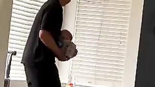 That moment of truth when they set the baby down