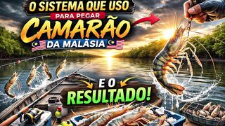 The system I use to fish for Malaysian prawns