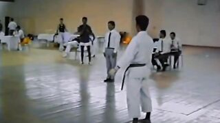 Lutas de Karate - em torneio
