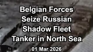 🚢⚓ Belgium just seized a Russian shadow fleet tanker in the North Sea