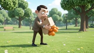Bean’s Runaway Shopping Bag! 🛍️😂 | Funny 3D Cartoon Comedy