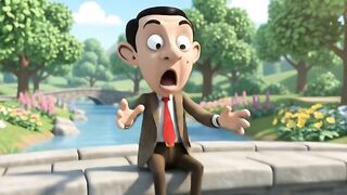 Mr. Bean’s Teddy Bear River Rescue 😂🌊 | 3D Funny Cartoon