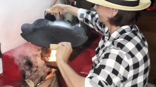 Fondue no disco de arado