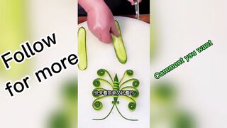 🥒✨ From Simple Cucumber to an Amazing Platter! A Stunning Food Transformation 🍽️
