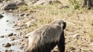 The legendary Honey Badger taking what he wants! 🍯🦡