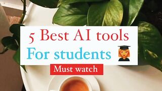 5 Best AI tools for Students 🤫👩‍🎓 | MUST WATCH