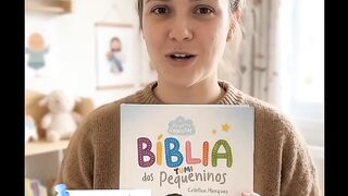 A Bíblia dos Pequeninos | Livro Infantil Histórias Bíblicas Ilustradas para Crianças Capa Dura 0 a 8 anos