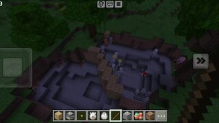 6 lobos vs 20 esqueletos no minecraft