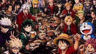 TODOS os PROTAGONISTAS de anime JUNTOS