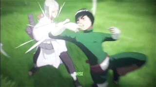 ROCK LEE nunca desiste... mesmo sem chakra