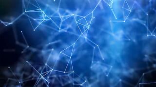 NEW 4K Macro Plexus Blue Looped Background. Lines and Points Animation 60FPS Footage - Screensaver (1).mp4