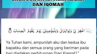 INILAH DOA YANG DI AMINKAN OLEH  1000 MALAIKAT.  BACA DOA INI ANTARA ADZAN  DAN IQOMAH