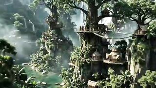 This Hidden Jungle Paradise Looks Unreal 🌿🏞️