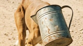 Everyone Laughed at This Dog Trapped Inside a Metal Pitcher